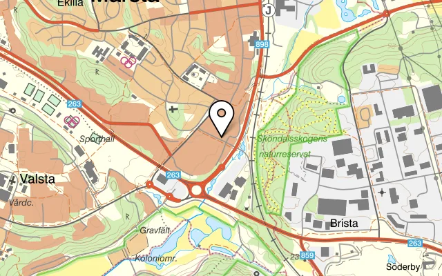 Karta som visar Great Plate Märsta på Nymärsta torg 5, 195 30 Märsta