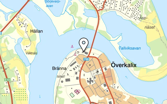 Karta som visar Grand Arctic Resort på Bulandsgatan 4, 956 31 Överkalix