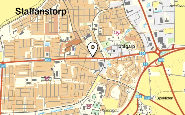 Karta som visar La Dolce Vita på Malmövägen 2, 245 31 Staffanstorp