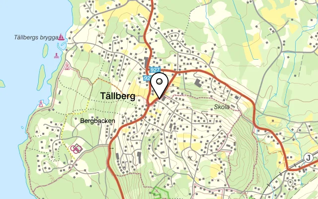 Karta som visar Tällbergsgårdens Hotell på Holgattu 1, 793 70 Tällberg