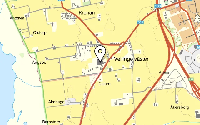 Karta som visar Vellingeblomman på Falsterbovägen 177-9, 235 91 Vellinge