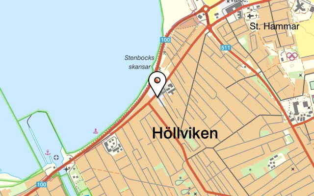 Karta som visar Thaiviken på Polisvägen 1, 236 31 Höllviken