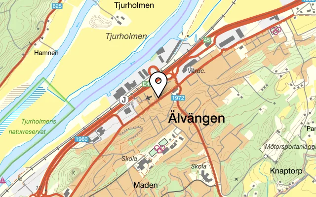 Karta som visar Kock Malin på Kapellvägen 3, 446 32 Älvängen