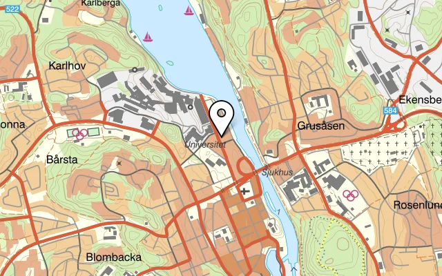 Karta som visar Vivace på Västra Mälarehamnen 9, 151 36 Södertälje, Sweden