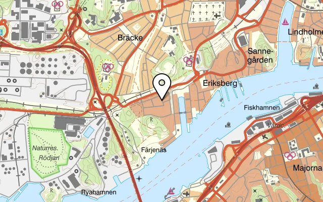 Karta som visar Platån på Rönnerdahls Gata 1, 417 67 Göteborg, Sweden