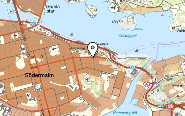 Karta som visar Pats Corner på Folkungagatan 140, 116 30 Stockholm, Sweden