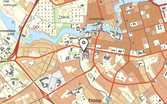 Karta som visar Ifk Norrköping Konferens & Restaurang på Ektorpsgatan 1, 603 37 Norrköping, Sweden