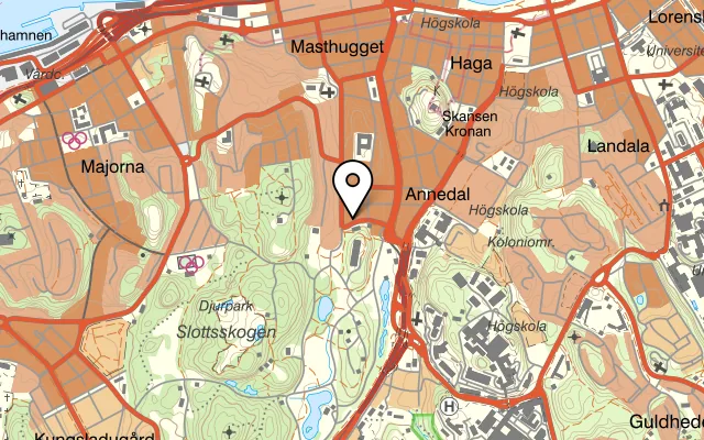 Karta som visar Gæst AB på Rosengatan 13, 413 10 Göteborg, Sweden