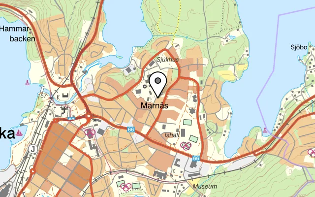 Karta som visar Indian Cuisine Ludvika på Ljunghällsvägen 127, 771 50 Ludvika, Sweden