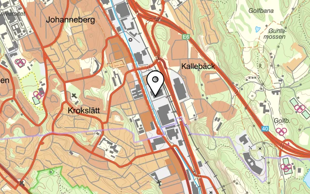 Karta som visar Lunchverkstan på Grafiska vägen 12, 412 83 Göteborg, Sweden