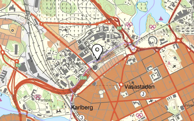 Karta som visar Indochine på Ninni Kronbergs g 2, 171 64 Solna, Sweden
