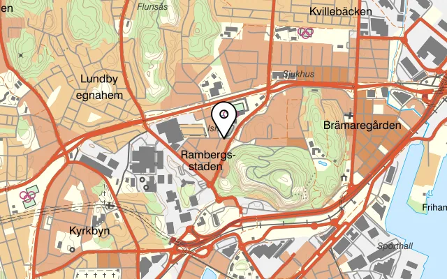 Karta som visar Ayutthaya thai kök på Lantmannagatan 4, 417 15 Göteborg, Sweden
