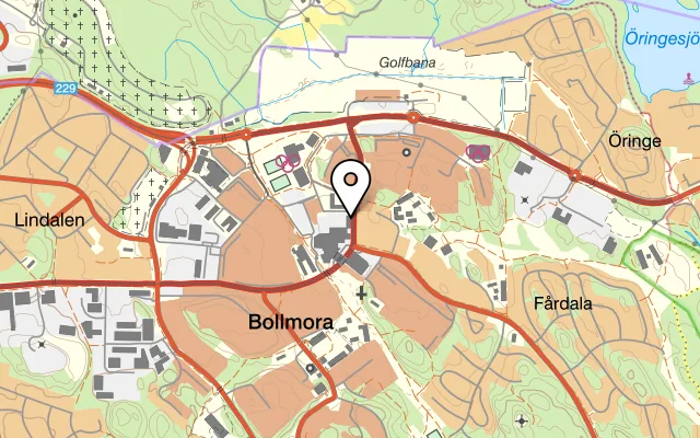 Karta som visar Bonn Sushi på Bollmoravägen 24C, 135 40 Tyresö, Sweden
