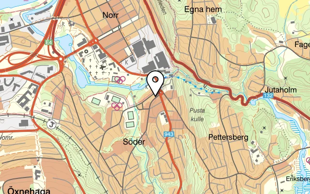 Karta som visar Shampalace på Tormenåsgatan 3, 561 41 Huskvarna, Sweden