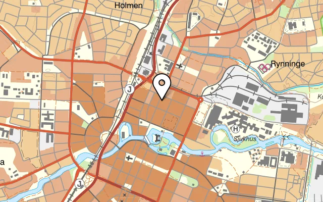 Karta som visar La Makka på Storgatan 24, 703 61 Örebro, Sweden