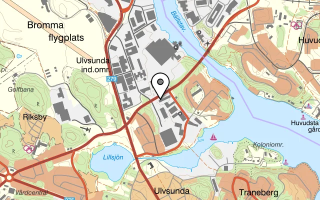 Karta som visar Mornington Hotel Bromma på Norrbyvägen 30, 168 69 Bromma, Sweden