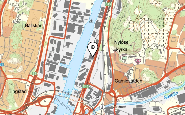 Karta som visar Go Lunch på Marieholmsgatan 56, 415 02 Göteborg, Sweden