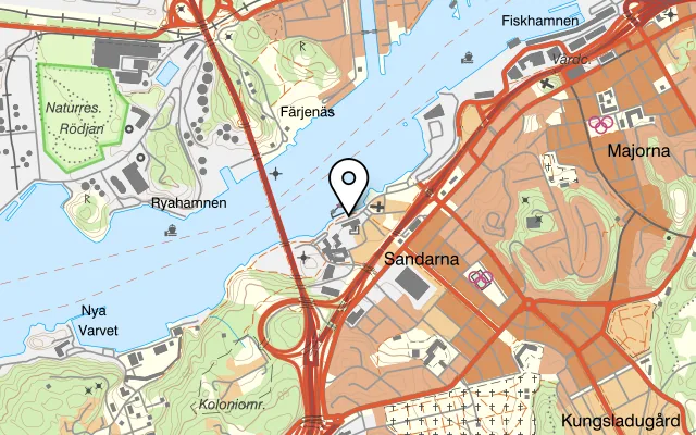Karta som visar Porter Pelle på Adolf Edelsvärds G 11, 414 51 Göteborg, Sweden