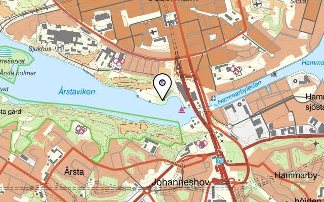 Karta som visar Taley på Hammarby Slussväg 15, 118 60 Stockholm, Sweden