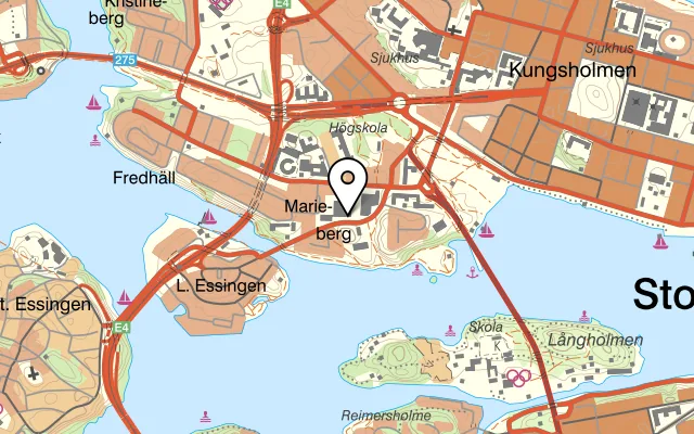 Karta som visar Restaurang TYP på Gjörwellsgatan 30, 112 60 Stockholm, Sweden