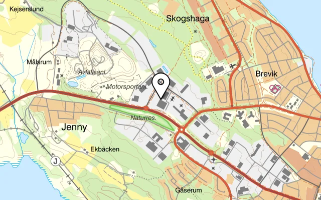 Karta som visar ICANDERS på Ljunghedsvägen 4b, 593 62 Västervik, Sweden