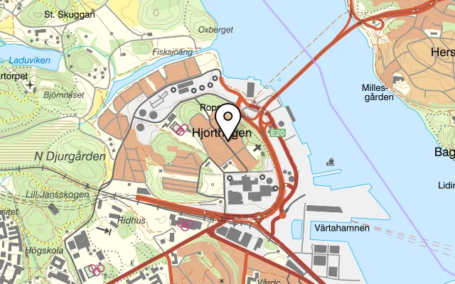 Karta som visar Palak Paneer på Artemisgatan 20, 115 42 Stockholm, Sweden