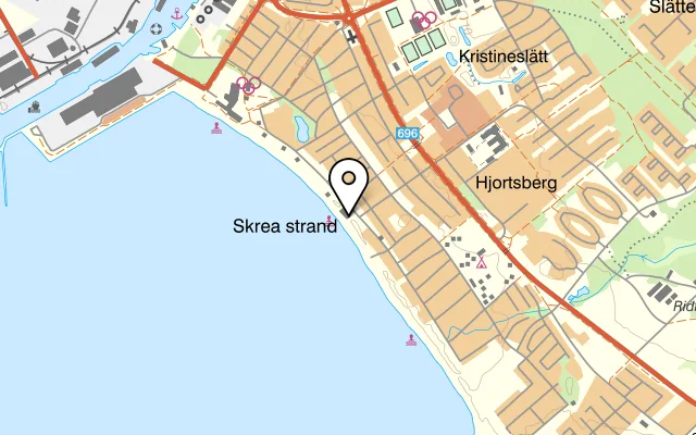 Karta som visar Ocean Bar & Grill på Klittervägen 51, 311 42 Falkenberg, Sweden
