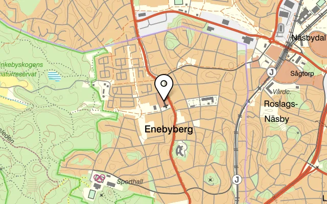 Karta som visar Bagheeras - Enebyberg på Enebytorg 11, 182 48 Enebyberg, Sweden