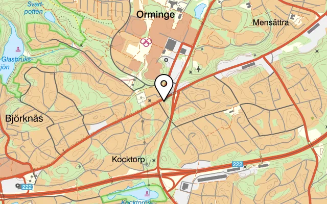 Karta som visar Roll Sushi på Telegramvägen 1, 132 35 Saltsjö-boo, Sweden