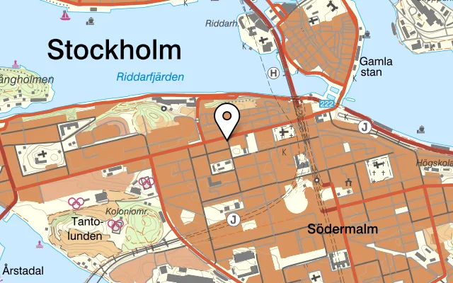 Karta som visar Okinawa på Kville Saluhall, Gustaf Dalénsgatan 2, 417 05 Göteborg