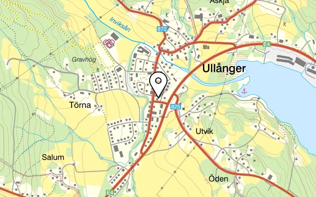 Karta som visar Värdshuset Snäckan på Dynamovägen 5, 591 61 Motala