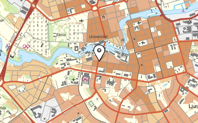 Karta som visar God Vän på Kungsgatan 71, 602 33 Norrköping