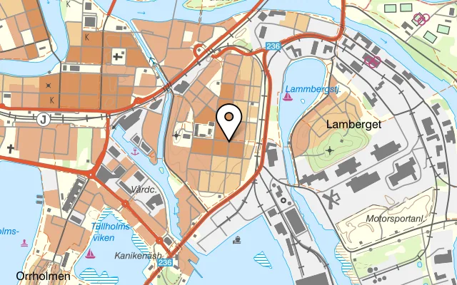 Karta som visar Pizzeria Restaurang Bari på Långgatan 25, 652 22 Karlstad