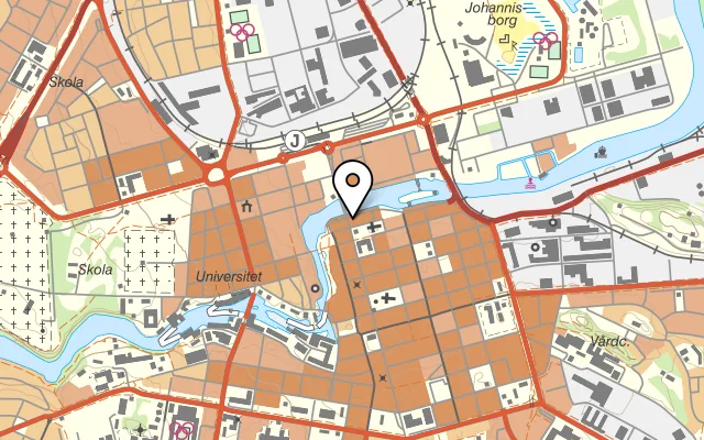 Karta som visar Bishops Arms på TYSKA TORGET 2, 602 24 Norrköping, Sweden