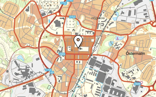 Karta som visar Bombay Masala på Rådhusgatan 12, 541 30 Skövde