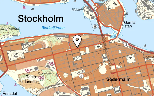Karta som visar Tong på Klarabergsgatan 25, 111 21 Stockholm