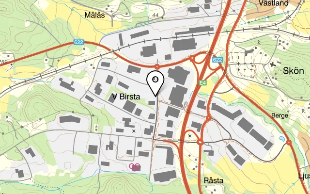 Karta som visar Big Boy på Gesällvägen 6, 857 53 Sundsvall