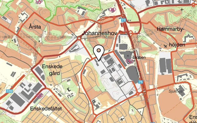 Karta som visar Lilla Persien på Stjärntorget 2, 169 79 Solna
