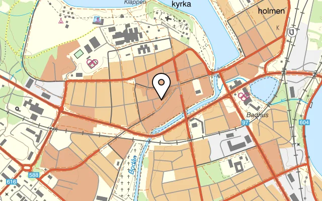 Karta som visar Ming Palace på Färgaregatan 7, 961 35 Boden