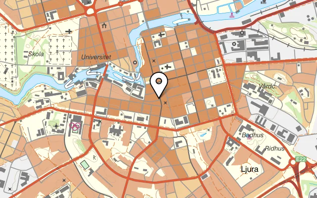 Karta som visar Tao Noi på Gamla Rådstugugatan 46, 602 32 Norrköping