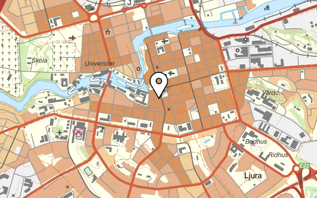 Karta som visar Boca Pizza på Prästgatan 5, 602 32 Norrköping
