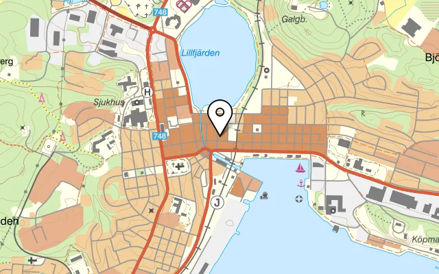 Karta som visar Restaurang Jag & Du på Möljen, 824 30 Hudiksvall