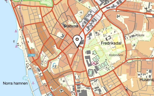 Karta som visar Thai Restaurang på Lilla Möllevångsgatan 2, 254 35 Helsingborg