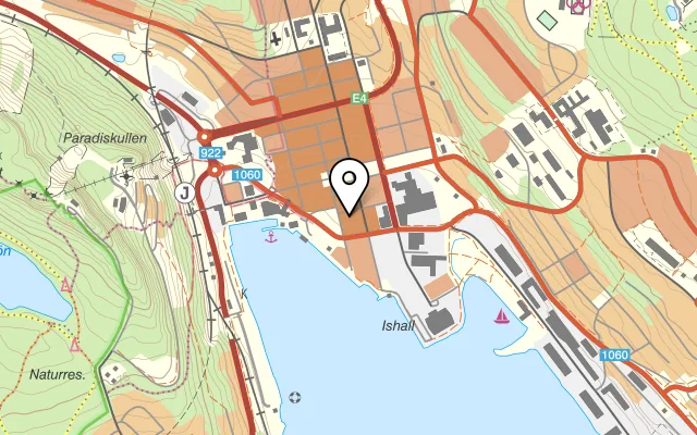 Karta som visar Pizzeria Mammamia på Storgatan 6, 891 33 Örnsköldsvik