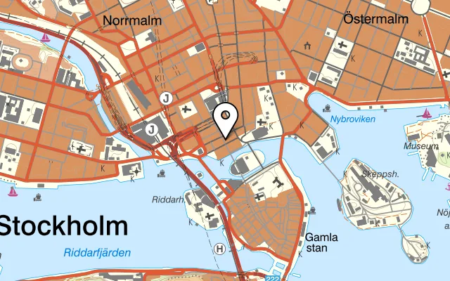 Karta som visar Polpette på 111 51, Drottninggatan 6, 111 51 Stockholm