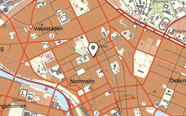 Karta som visar Nagano på Rådmansgatan 58, 113 60 Stockholm