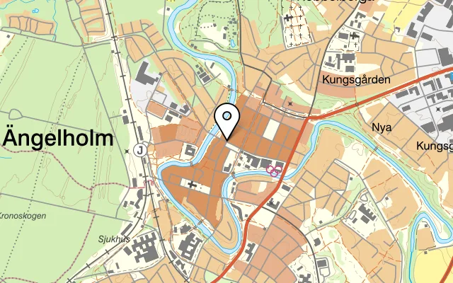 Karta som visar 19Hundra Restaurang & Cocktailbar på Storgatan 57, 262 35 Ängelholm