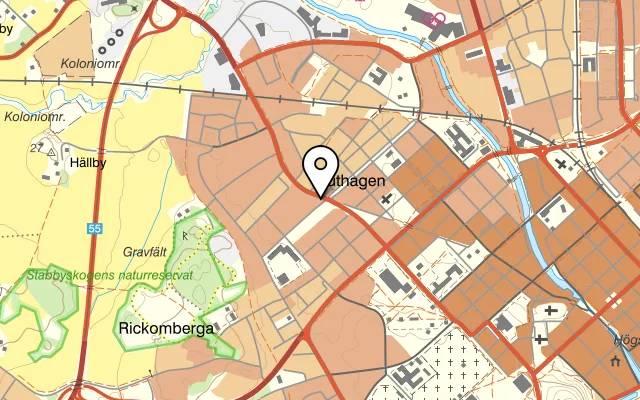 Karta som visar Trappan på Ringgatan 35, 752 17 Uppsala