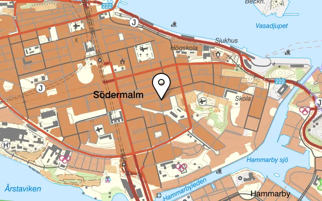 Karta som visar Brickyard på Skånegatan 88, 116 37 Stockholm