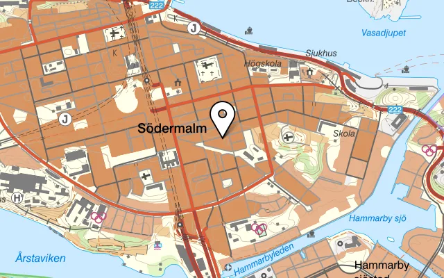 Karta som visar Mazra'a på Skånegatan 82, 116 37 Stockholm